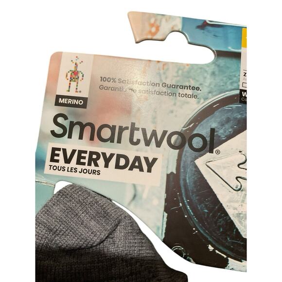 SmartWool Run Targeted Cushion Pattern Low Ankle Socks Blue/ Navy Blue Small - Picture 3 of 4